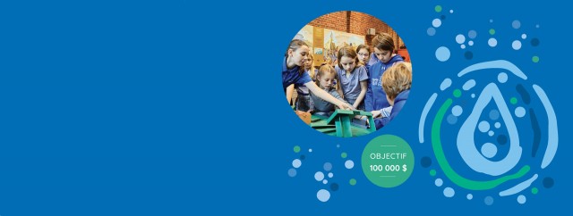 Soutenez Pointe-à-Callière, une goutte d'eau à la fois! Un don pour l’éveil écologique des jeunes.