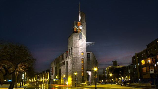 Nuit blanche at Pointe-à-Callière