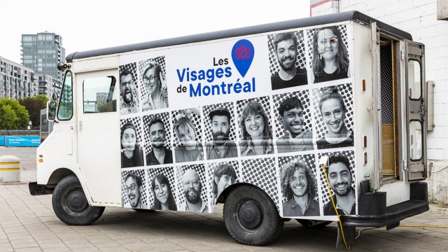 Les visages de Montréal at Pointe-à-Callière
