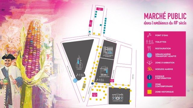 Plan du Marché public
