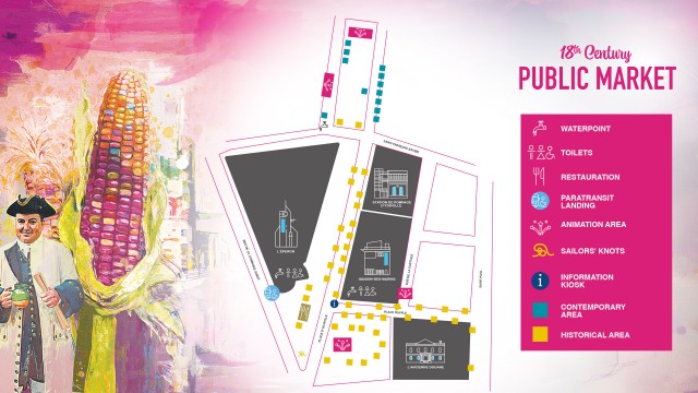 Plan du Marché public