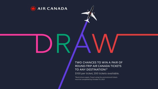 Air Canada Draw - Foundation Pointe-à-Callière