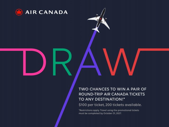 Air Canada Draw - Foundation Pointe-à-Callière